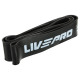 Резина петля для подтягиваний и тренировок лента силовая LiveUp SUPER BAND 39-77кг черный