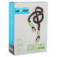 Еспандер трубчастий із карабіном у захисному рукаві RESISTANCE TUBE LiveUp навантаження середнє