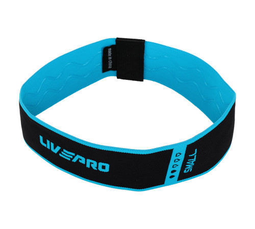 Гумка тканинна для вправ стрічка опору LOOP BANDS LiveUp чорний