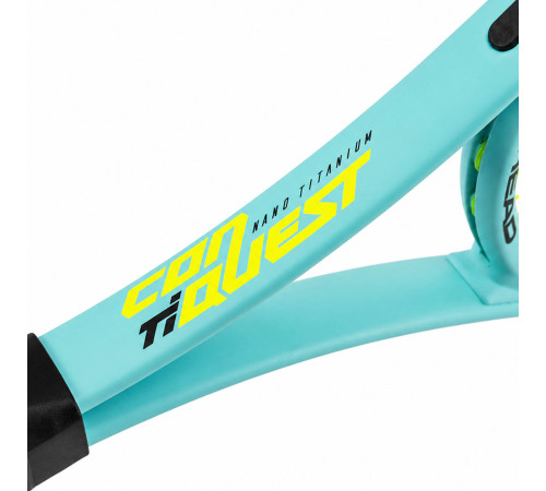 Ракетка для великого тенісу 27" HEAD Ti. Conquest grip-1 чорний-блакитний