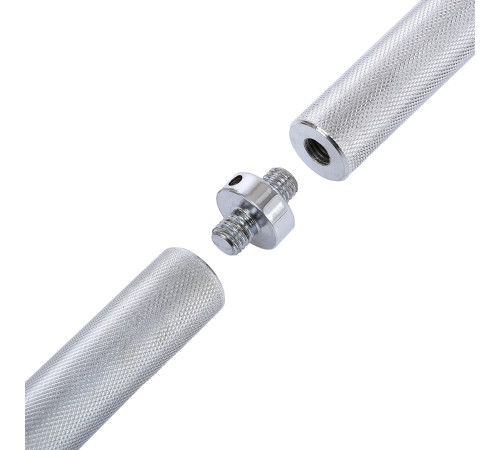Бита стальная булава для кроссфита раздвижная Adjustable Macebell MDbuddy 1шт вес 12кг хром