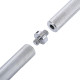 Бита стальная булава для кроссфита раздвижная Adjustable Macebell MDbuddy 1шт вес 12кг хром