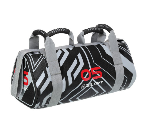 Мешок утяжелитель для функционального тренинга Power Bag Mdbuddy 5кг черный