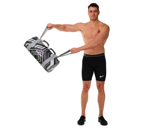 Мішок обтяжувач для функціонального тренінгу Power Bag Mdbuddy 10кг чорний