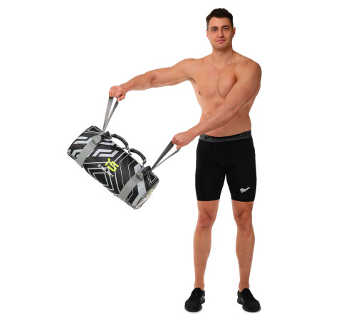 Мішок обтяжувач для функціонального тренінгу Power Bag Mdbuddy 15кг чорний