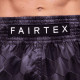 Шорти для тайського боксу та кікбоксингу FAIRTEX M-XL чорний-сірий