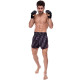 Шорти для тайського боксу та кікбоксингу FAIRTEX M-XL чорний-сірий