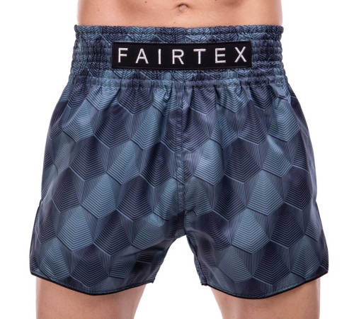 Шорти для тайського боксу та кікбоксингу FAIRTEX BLACK/MINT M-XL чорний-м'ятний
