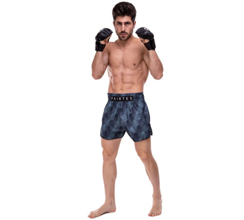 Шорти для тайського боксу та кікбоксингу FAIRTEX BLACK/MINT M-XL чорний-м'ятний
