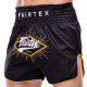 Шорти для тайського боксу та кікбоксингу FAIRTEX BLACK/YELLOW S-XL чорний-жовтий
