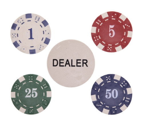 Набір для покеру в алюмінієвому кейсі Poker game set SP-Sport 100 фішок