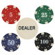 Набір для покеру в алюмінієвому кейсі Poker game set SP-Sport 200 фішок