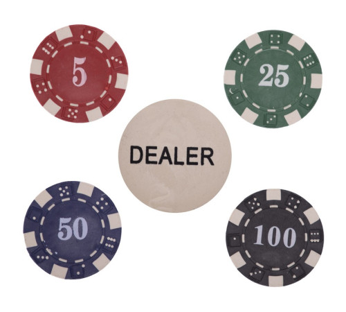 Набір для покеру в дерев'яному кейсі Poker game set SP-Sport 200 фішок