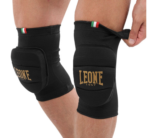 Наколінники спортивні LEONE S-XL 2шт чорний