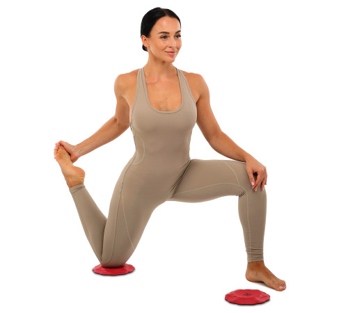 Підставка під коліно та лікоть для йоги 2 штуки BLOOM YOGA PADS розмір-19x1,5см кольори в асортименті