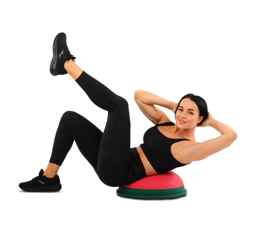 Балансировочная платформа полусфера BOSU с эспандерами BOSU BLOOM BALANCE TRAINER цвета в ассортименте