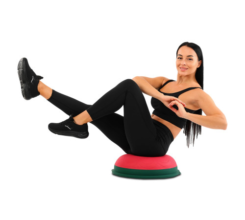Балансировочная платформа полусфера BOSU с эспандерами BOSU BLOOM BALANCE TRAINER цвета в ассортименте