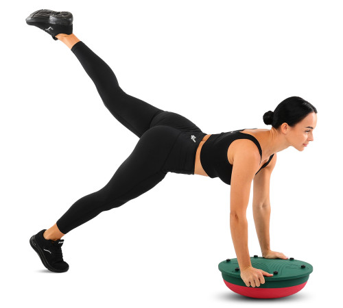 Балансировочная платформа полусфера BOSU с эспандерами BOSU BLOOM BALANCE TRAINER цвета в ассортименте
