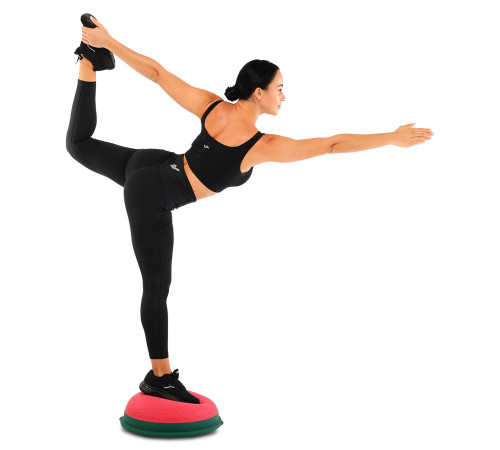 Балансировочная платформа полусфера BOSU с эспандерами BOSU BLOOM BALANCE TRAINER цвета в ассортименте