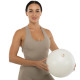 М'яч для пілатесу та йоги BLOOM MINI PILATES BALLl 30см білий