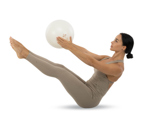 М'яч для пілатесу та йоги BLOOM MINI PILATES BALLl 30см білий