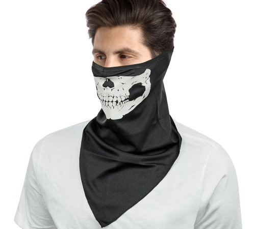 Шарф-маска (мультипов'язка) зі принтом, що світиться SP-Sport SKULL MASK кольори в асортименті