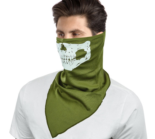 Шарф-маска (мультипов'язка) зі принтом, що світиться SP-Sport SKULL MASK кольори в асортименті