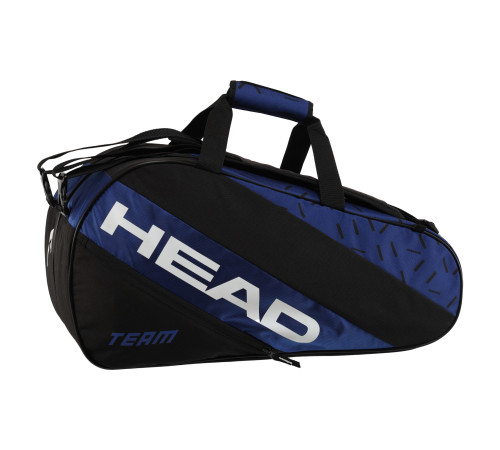 Тенісна сумка для ракеток падіння тенісу на 6 ракеток HEAD Team Padel 61,5x31,5x31см чорний-синій
