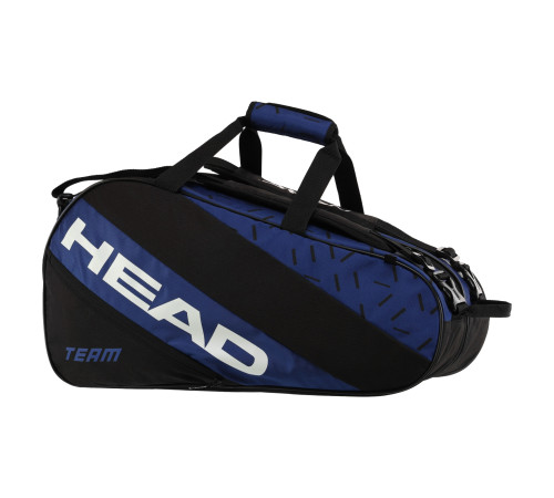 Тенісна сумка для ракеток падіння тенісу на 6 ракеток HEAD Team Padel 61,5x31,5x31см чорний-синій