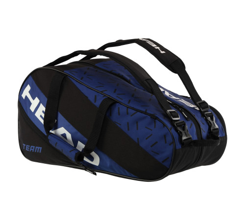 Тенісна сумка для ракеток падіння тенісу на 6 ракеток HEAD Team Padel 61,5x31,5x31см чорний-синій
