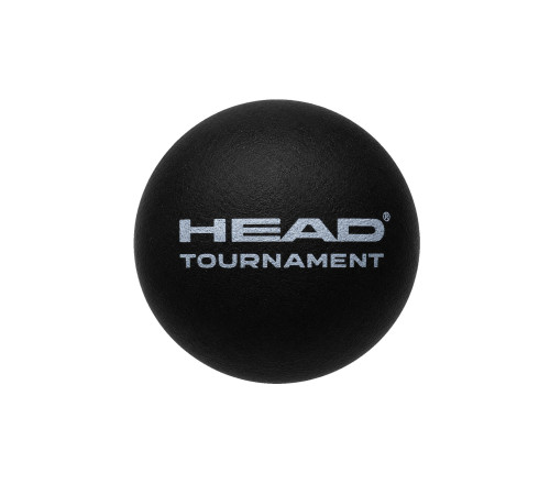 Набір м'ячів для сквошу HEAD Tournament 3шт чорний