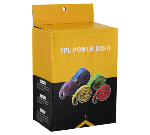 Набір гуми петель для підтягувань та тренувань двошарова 5шт SP-Sport DUAL POWER BAND кольори в асортименті