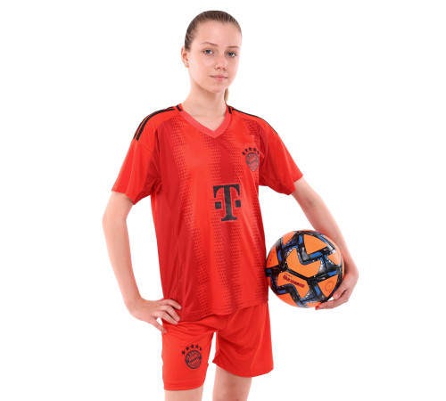 Форма футбольна дитяча із символікою футбольного клубу BAYERN MUNCHEN домашня 2025 SP-Sport 20-28 червоний