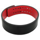 Пояс для пауерліфтингу з карабіном шкіряний Mdbuddy Weightlifting Belt ширина 10см розмір-S-XL чорний-червоний