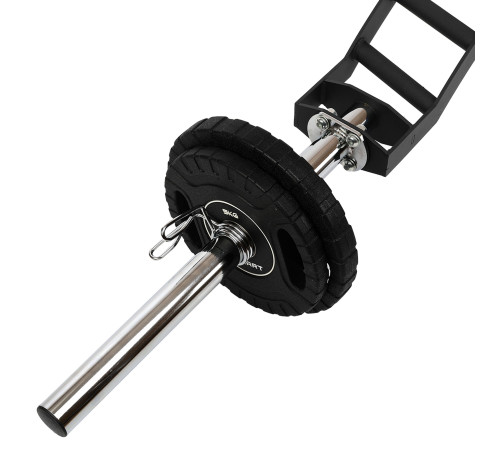 Гриф швейцарський мультихват Multi Grip Swiss Bar MDbuddy довжина 2,12 м ø50мм чорний