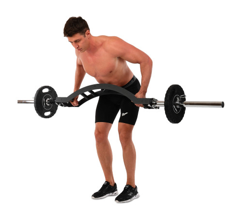 Гриф швейцарський мультихват Multi Grip Swiss Bar MDbuddy довжина 2,12 м ø50мм чорний