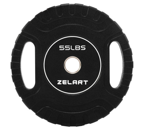 Блини диски CPU покриття 2 Handle металева втулка Zelart ø51мм 25кг чорний