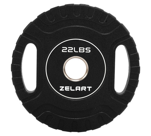 Блини диски CPU покриття 2 Handle металева втулка Zelart ø51мм 10кг чорний
