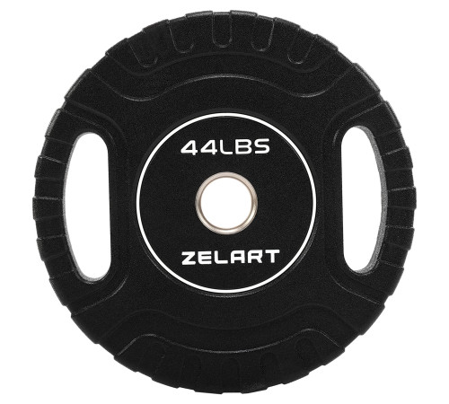 Блини диски CPU покриття 2 Handle металева втулка Zelart ø51мм 20кг чорний