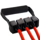 Еспандер трубчастий з ручками з дверним фіксатором SP-Sport Resistance Band 30LB d-12мм l-170см червоний