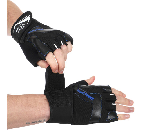Рукавиці спортивні HARD TOUCH S-XL чорний