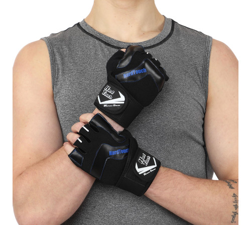 Рукавиці спортивні HARD TOUCH S-XL чорний