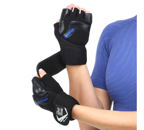 Рукавиці спортивні HARD TOUCH S-XL чорний
