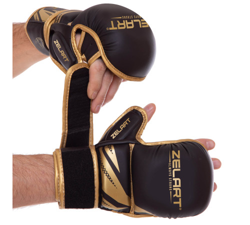 Рукавиці Краби спарингові для MMA Zelart S-XL кольори в асортименті
