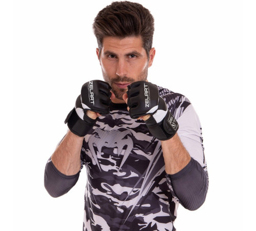 Рукавиці для змішаних єдиноборств MMA Zelart S-L кольори в асортименті