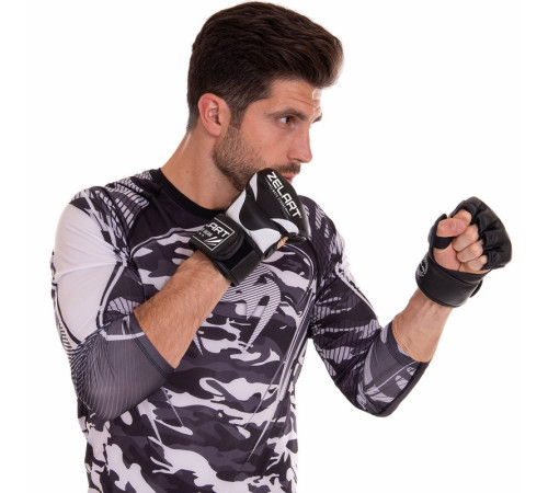 Рукавиці для змішаних єдиноборств MMA Zelart S-L кольори в асортименті