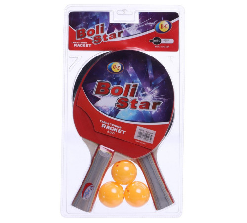 Набір для настільного тенісу Boli Star 2 ракетки 3 м'яча