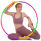 Обруч разборной детский Хула Хуп Hula Hoop SP-Sport 8 секций разноцветный