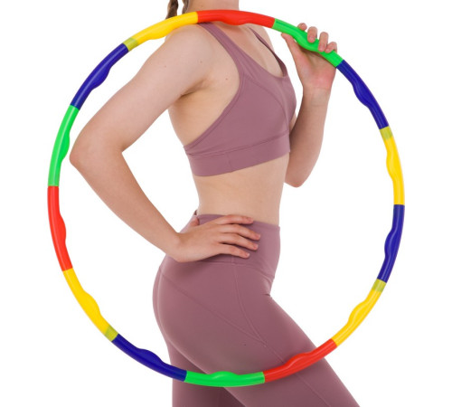 Обруч розбірний дитячий Хула Хуп Hula Hoop SP-Sport 7 секцій різнокольоровий