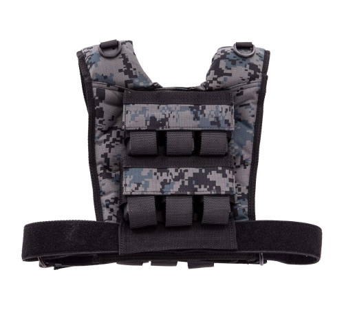 Жилет обважнювач з регульованою вагою Zelart WEIGTH VEST вага-1-12кг камуфляж